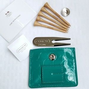 NWT Coach Golf Tee Pouch